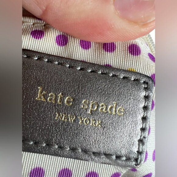 Silver Kate Spade Handbag - Picture 10 of 13